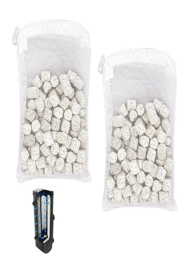 Antrys BioMax Filter Media Kit Compatible with Fluval U Underwater Filters (U2, U3, U4), A495 Replacement Filter Media to Boost Biological Filtration for Crystal Clear Fish Aquarium Water - 2 Pack Total 220g - Image 1
